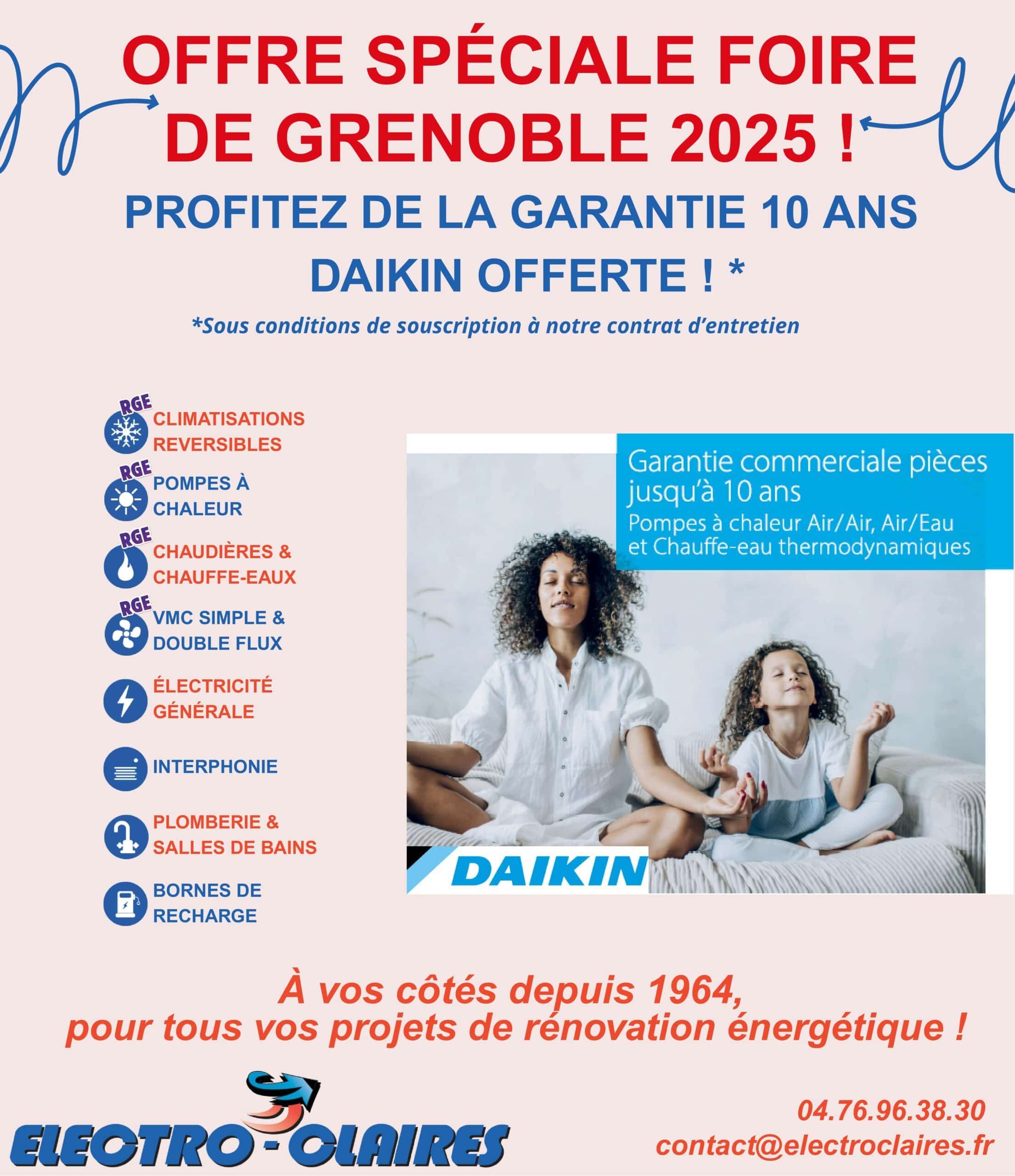 Offre spéciale foire de Grenoble 2025