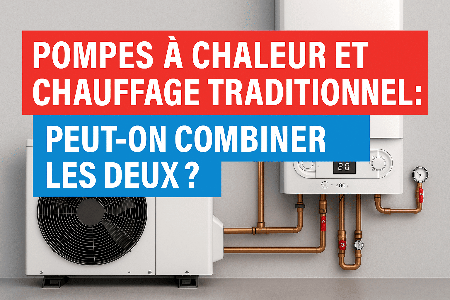 Pompe à chaleur et chauffage traditionnel : association de ces deux systèmes de chauffage