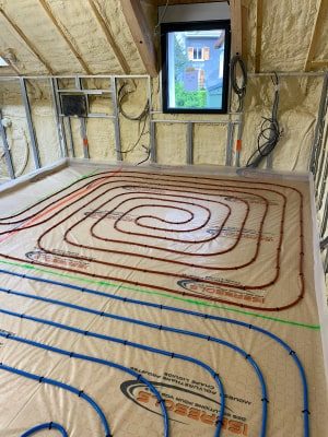 plancher chauffant reversible