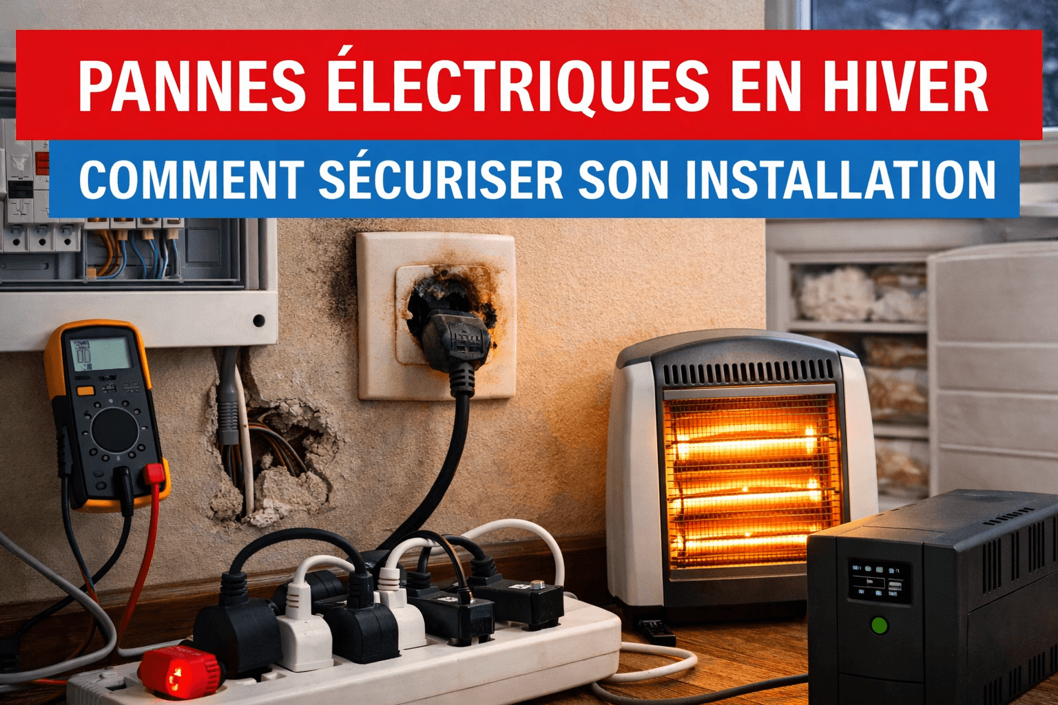 Pannes &eacute;lectriques en hiver : s&eacute;curiser son installation